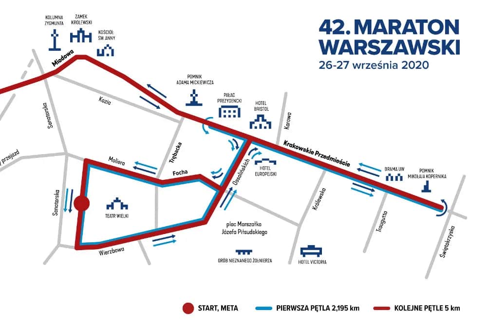 Maraton Warszawski ile km? Sprawdź dokładny dystans i przebieg trasy